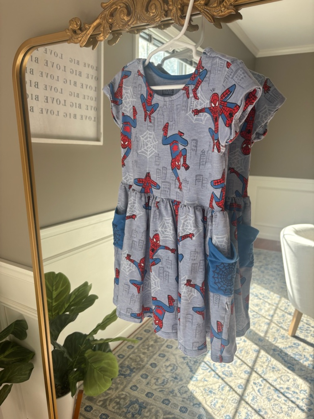 Little Sleepies Girls' Spider-Man t Dress